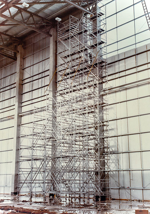 A BS 1139-6 tall tower with a multi-stepped buttress using Alto HD towers