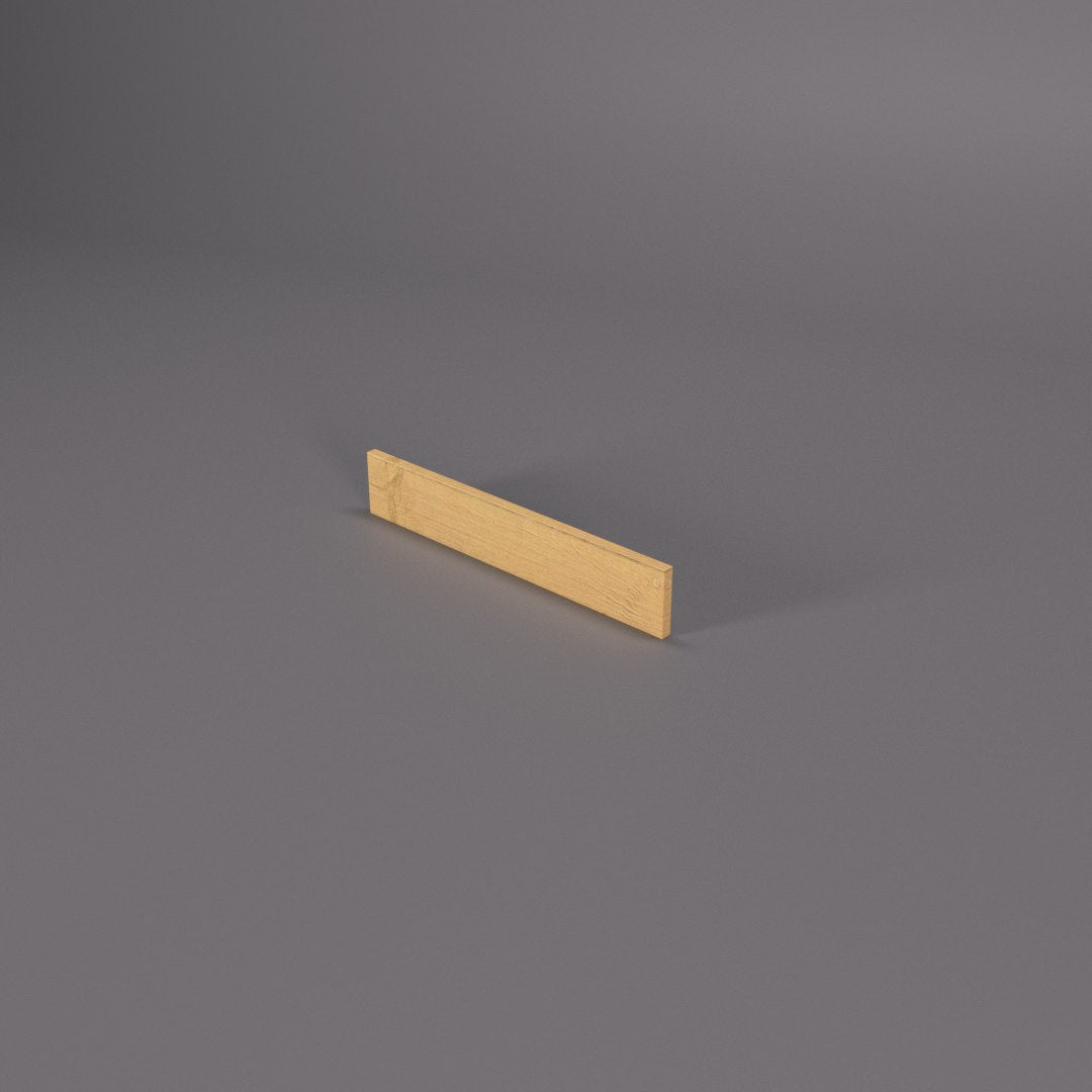 An image of the ALTO HD Double Width End Cantilever Timber Toeboard Side