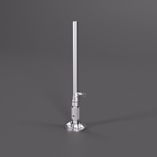 An image of the ALTO HD Adjustable Swivel Base Jack (silver collar)