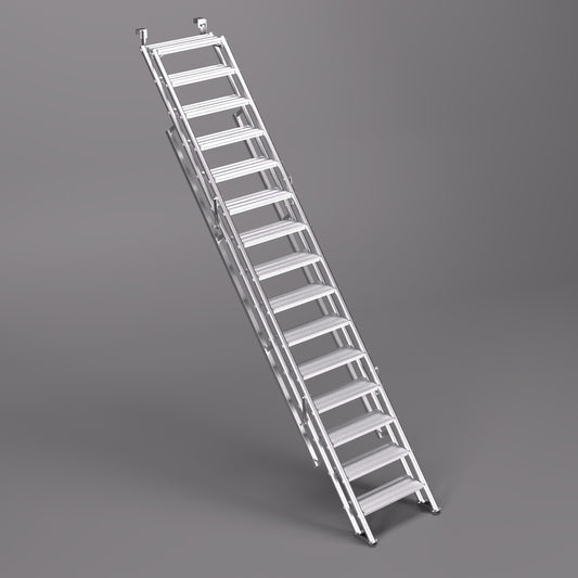 An image of a 3.0m ALTO Universal Stair Unit with the scaffold tube hook option.